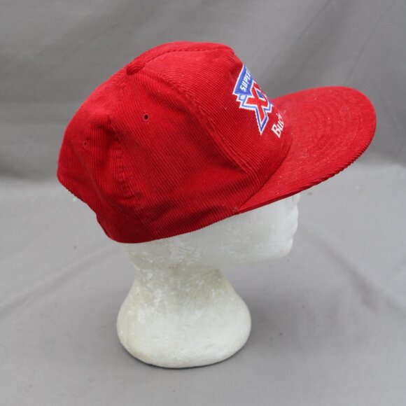 Vintage Budweiser Hat - Superbowl 23 Corduroy - Adult Snapback - Picture 6 of 8